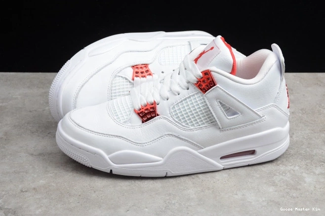 Red CT8527-112 Metallic Jordan Air 4 0601